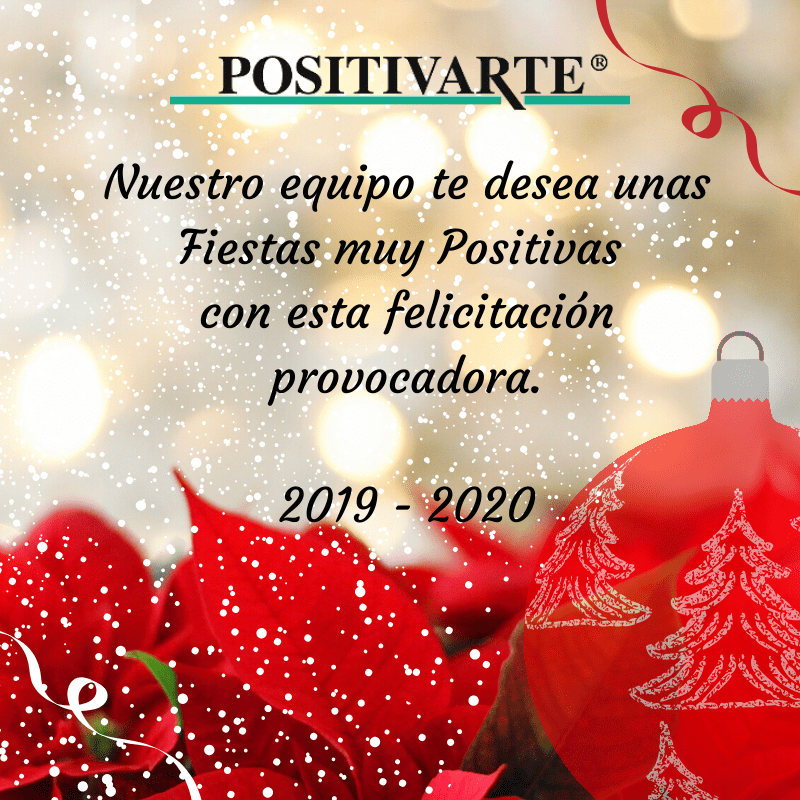 Felicitación de Navidad Provocadora | Positivarte Psicología Positiva |  POSITIVARTE